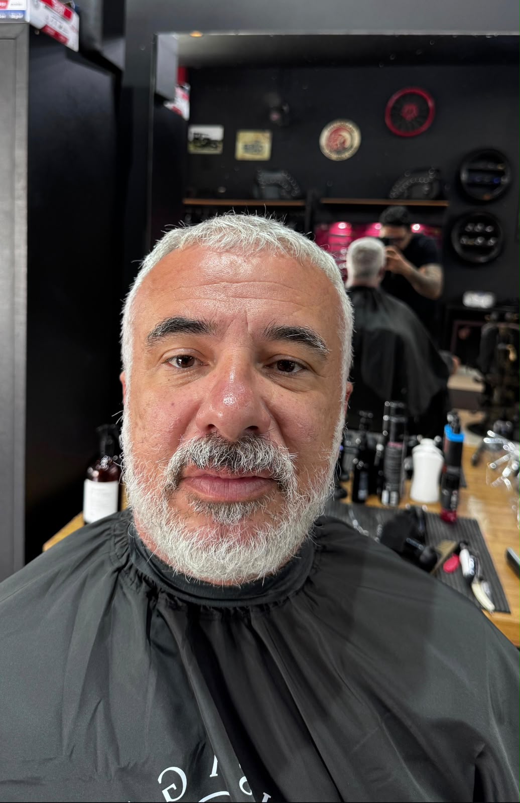Antes do corte visagista na Canovelli Studio, barbearia em Sorocaba
